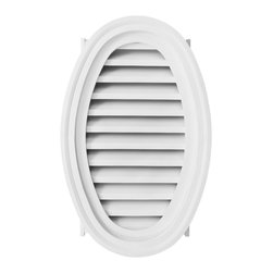 Oval Louver Vents - Registers Grilles And Vents