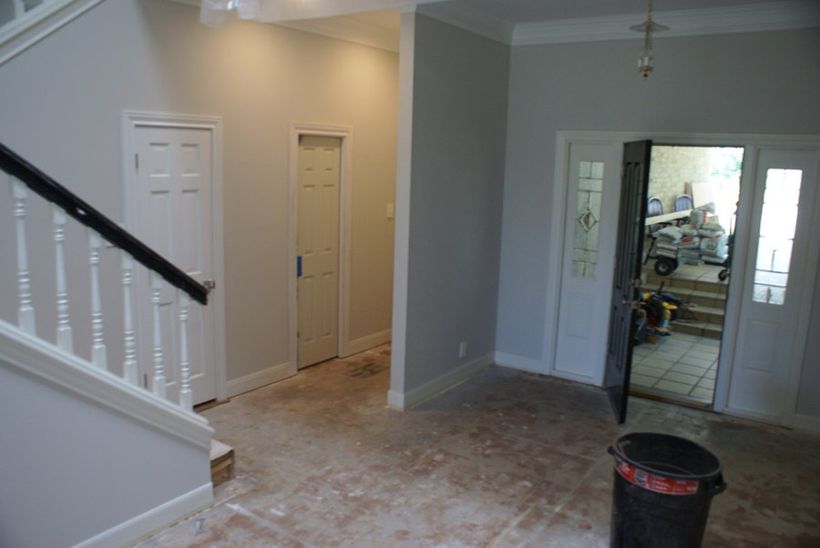 Westlake dark wood floors