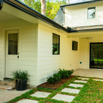 Memorial Modern House - Landscape Design, Installation, and maintenance.