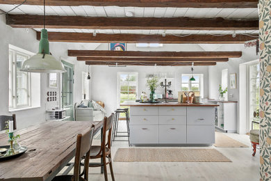 Inspiration for a scandinavian kitchen in Other.