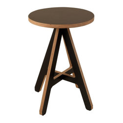 ByALEX A Stool Black - Accent & Garden Stools