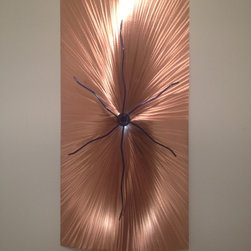 "Reaching" - copper - Wall Decor