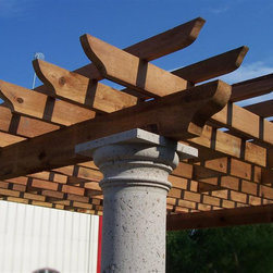 Cantera Column for outdoors - Columns And Capitals