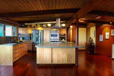 Kitchen - 1960s kitchen idea in San Francisco