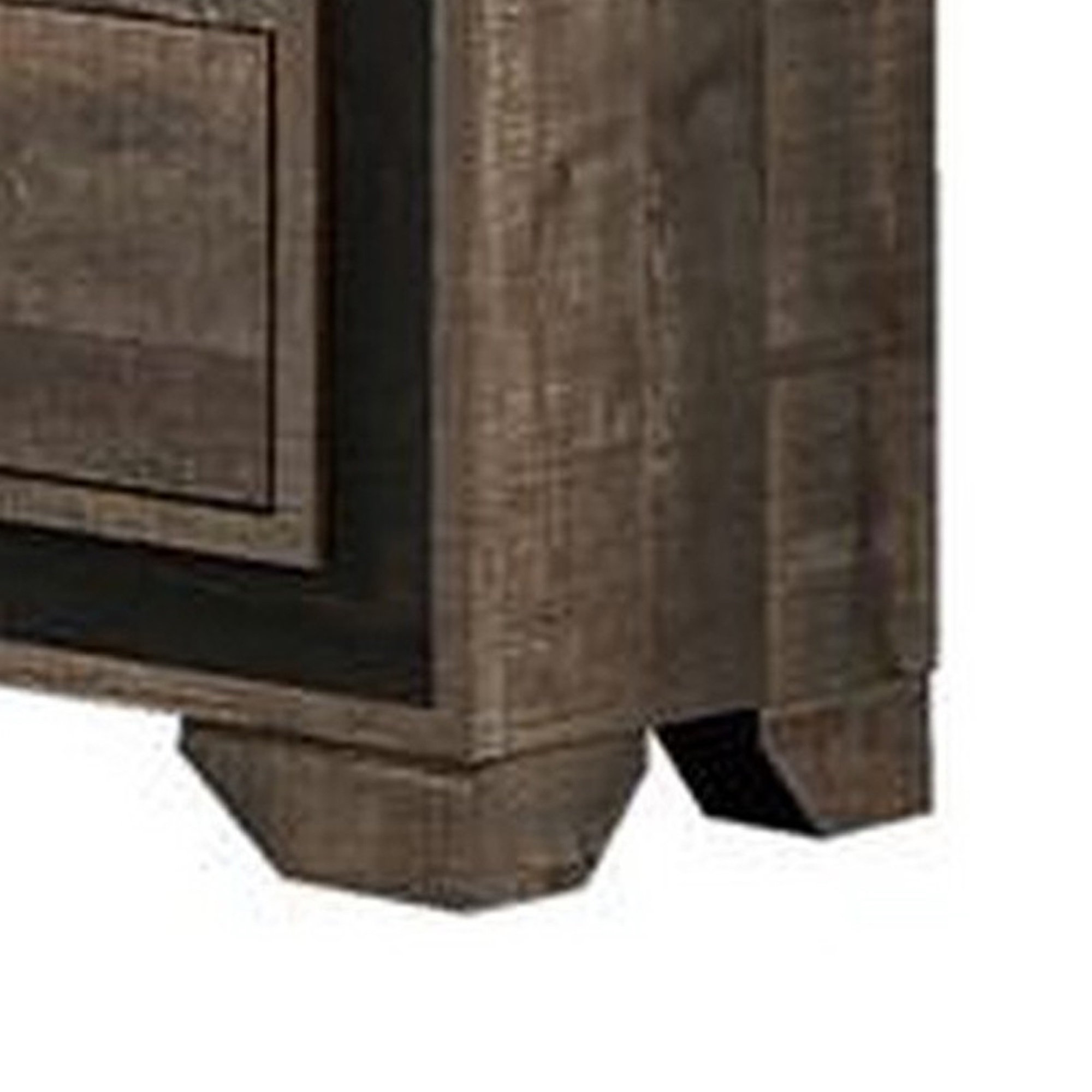 Eby 59 Inch Wide Dresser, 6 Drawers with Black Nickel Handles, White Finish By Casagear Home main image 0