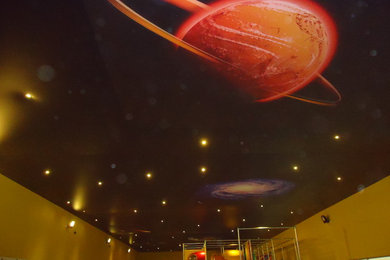 Stretch Ceiling Bowling Area