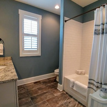 Guest Bath--The SEAGULL COTTAGE at THE COTTAGES AT OCEAN ISLE BEACH