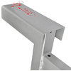 vidaXL Boat Trailer Zinc-coated Steel Boat Trailer Bow Support Winch Stand