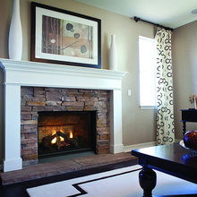 fireplace mantle