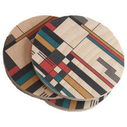 Contemporary Coasters by Tramake