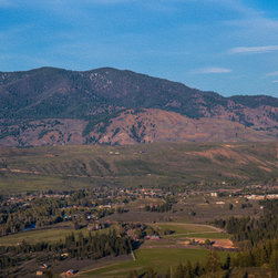 Looking Down on the Town of Winthrop - Prints And Posters
