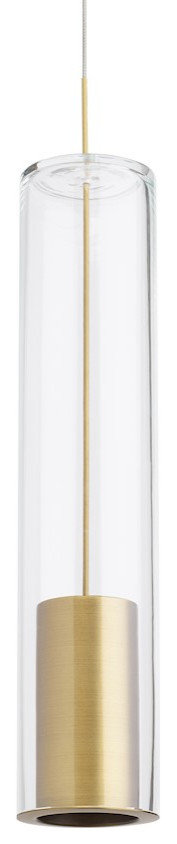 Tech Lighting FJ Captra Pendant, Clear/Copper/Aged Brass 700FJCPTCR ...