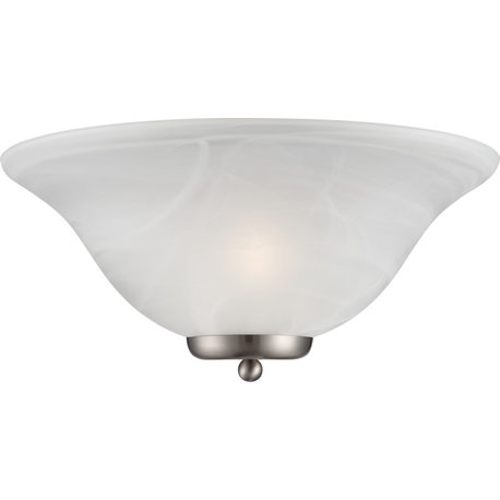 Ballerina 1-Light Wall Sconce in Brushed Nickel