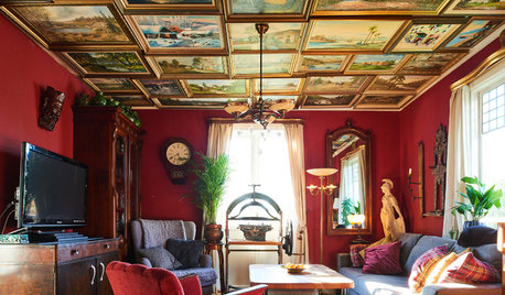 Houzzbesuch: Ein kreatives Zuhause – mit Bildern an der Decke