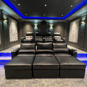 Custom Home Theater - Design, Construction and Installation by AVSI, Inc