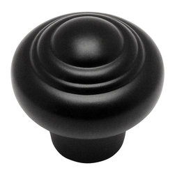 Cosmas - Cosmas 4582FB Flat Black Cabinet Knob - Cabinet And Drawer Knobs