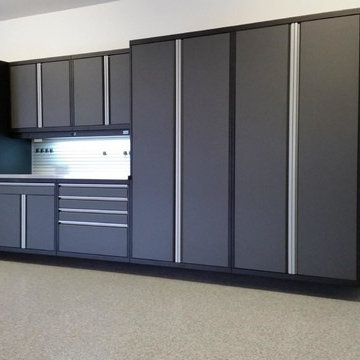 Garage Cabinets and Floor Install Complete