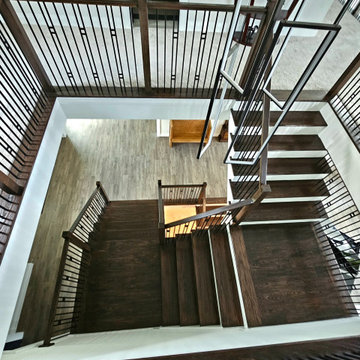 Project #109 | U-Shaped Stairs in Countryside Retreat