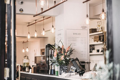 Inspiration for a modern home design remodel in Vancouver