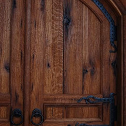 Curved Reclaimed Oak Doors - Front Doors