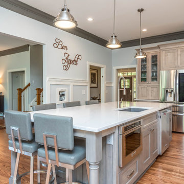 Open Kitchen and Living Room with Home Elevator