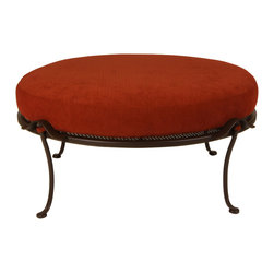 Monterra Round Ottoman - Footstools And Ottomans