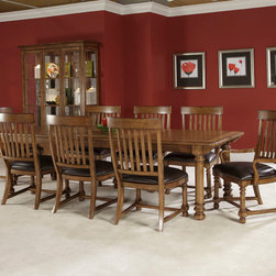 American Drew 114-636 Americana Home Slat Back Side Chair-Kd - Dining Chairs