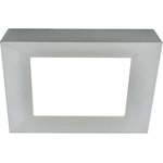 AFX Inc. - Zurich LED Square Surface Mount, Satin Nickel - Features: