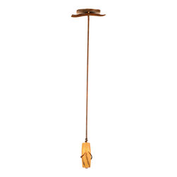 Kalco - Napa Collection 4" Wide Golden Wheat Mini Pendant - Pendant Lighting