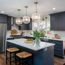Kitchens - Blue Cabinets