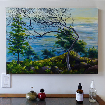 "Windswept Tree" staged