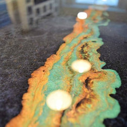 Decorative Concrete Floors - Table Tops And Bases