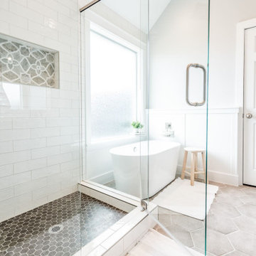 Bright & Airy Master Bathroom