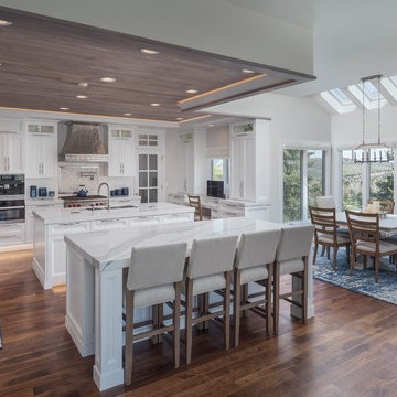 Expansive White Kitchen in Southwest Denver