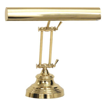 House of Troy Advent AP14-41-61 2 Light Piano/Desk Lamp in Polished Brass
