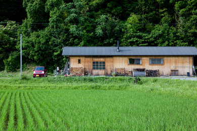 神戸にある北欧スタイルのおしゃれな物置小屋・庭小屋の写真