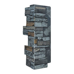 140-ALPINE DEEP STACKED CORNER 24"H X 9"W X 1 1/2"D - Wall Panels