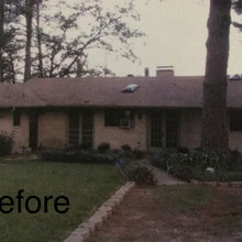My before and after Texas home