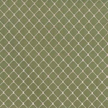 Light Green, Stitched Diamond Jacquard Woven Upholstery Fabric By The Yard