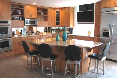 Inspiration for a contemporary kitchen remodel in Baltimore