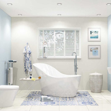 1730x725mm Lyon Freestanding Bath Suite