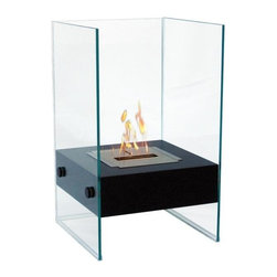 Hudson Free Standing Floor Indoor Outdoor Biofuel Fireplace - Tabletop Fireplaces