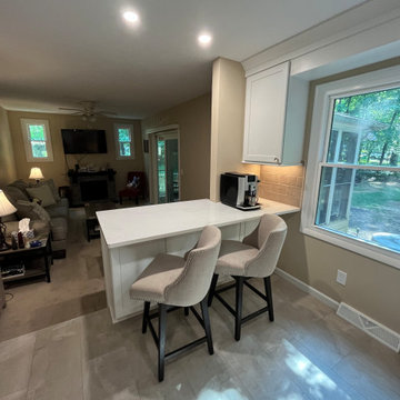 We left this kitchen unrecognizable!!