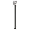 Z-Lite 571PHBS-536P-ORB Seoul 2 Light Outdoor Post Mounted in Oil Rubbed Bronze