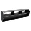 Wall Mount Flat TV Stand - Black