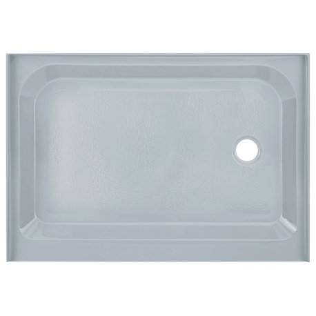 Swiss Madison SM-SB509 Voltaire 48" x 36" Rectangular Shower Base - Grey