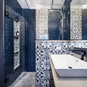 Ainslie Bathroom Revamp: Deep Blue Interiors