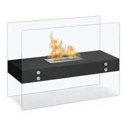 Vitrum H Bio Ethanol Freestanding Fireplace - Indoor Fireplaces