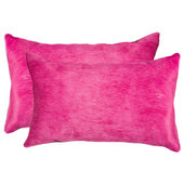 Hot pink lumbar pillow hotsell