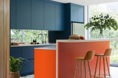 Design ideas for an eclectic kitchen in London.